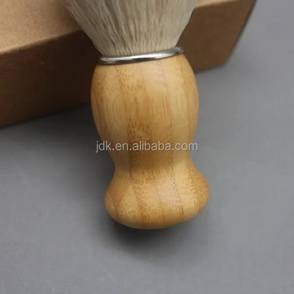 Professional Barber Brush Real Bamboo Handle Shaving Synthetic Brush