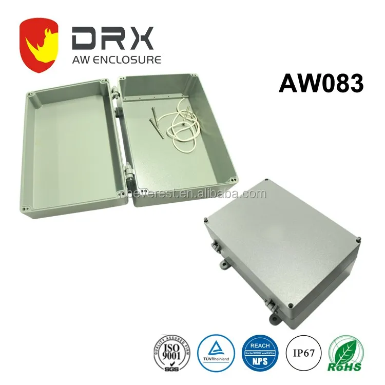 Ip68 Waterproof Electrical Junction Boxes Aluminum Clamshell Enclosure
