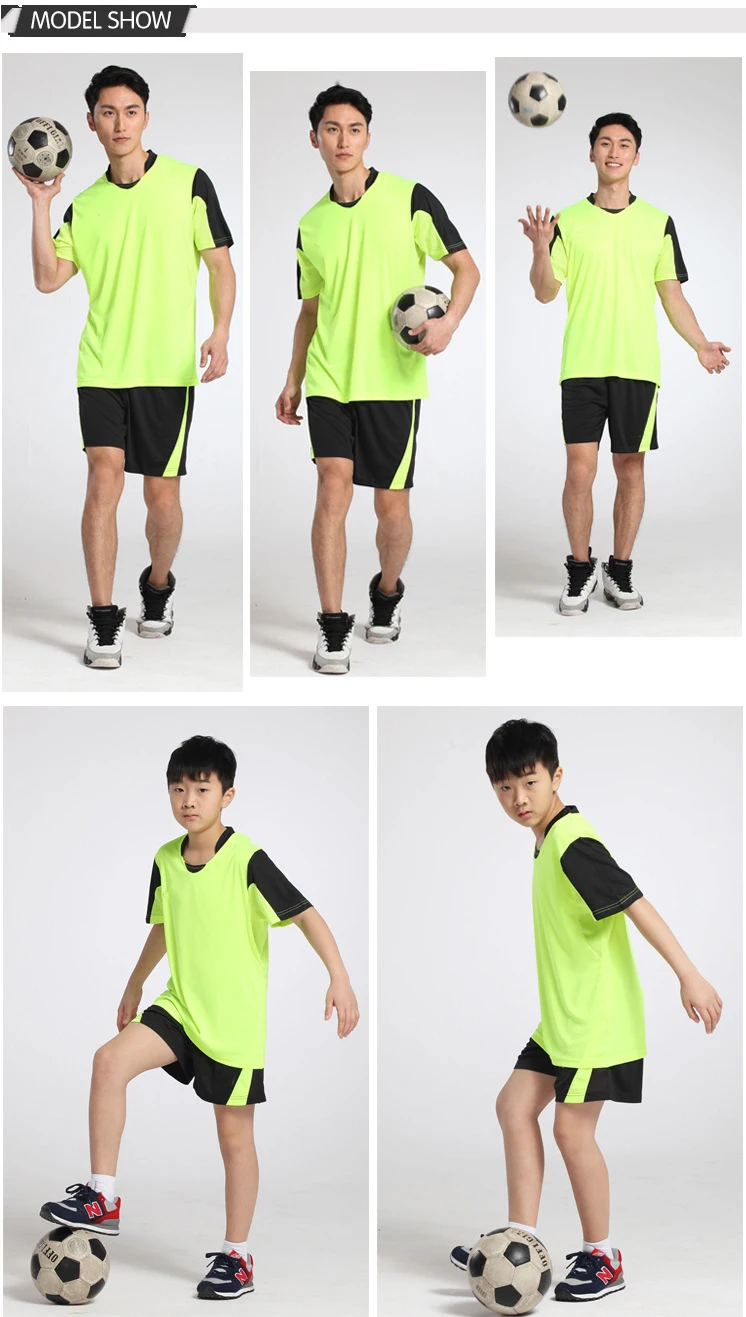 Hot football team uniform cheap full football uniform for football match