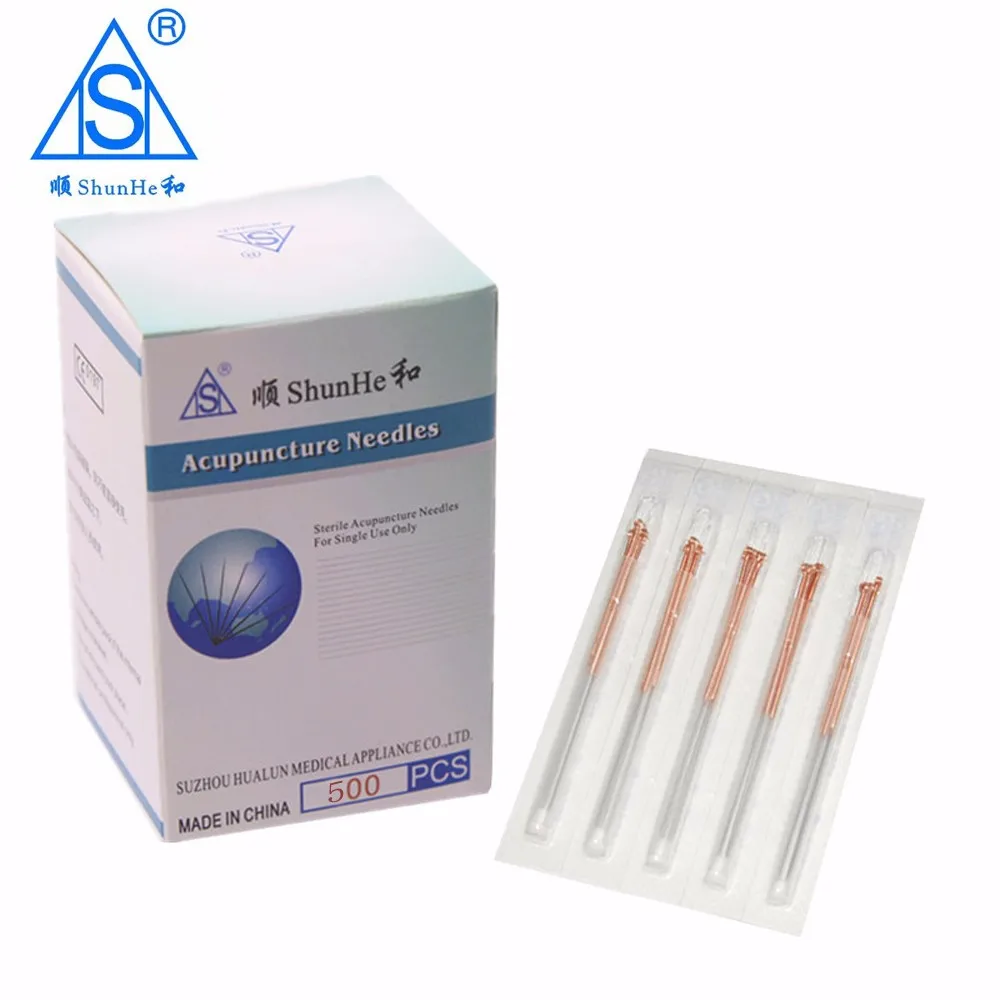 Shunhe Copper Handle Acupuncture Needles/acupuncture Treatment(500pcs