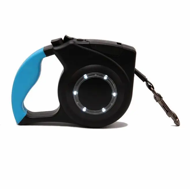 4m Hands Free Smart Dog Leash Led Retractable Dog Leash With LED Light