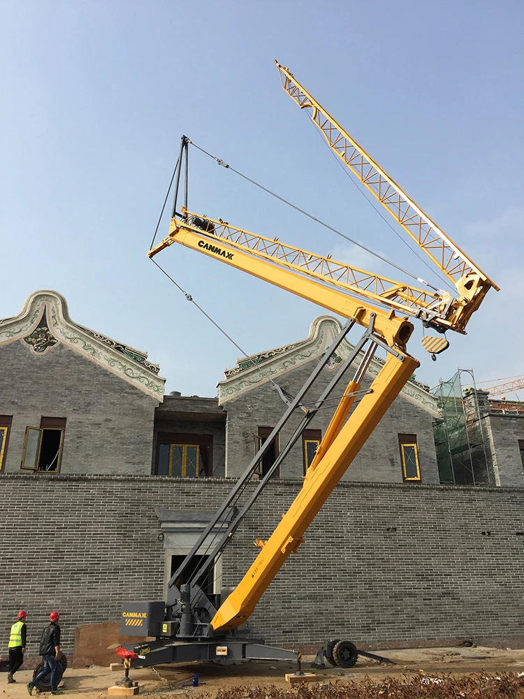 China Xuzhou Manufacture mini folding travelling tower crane low price