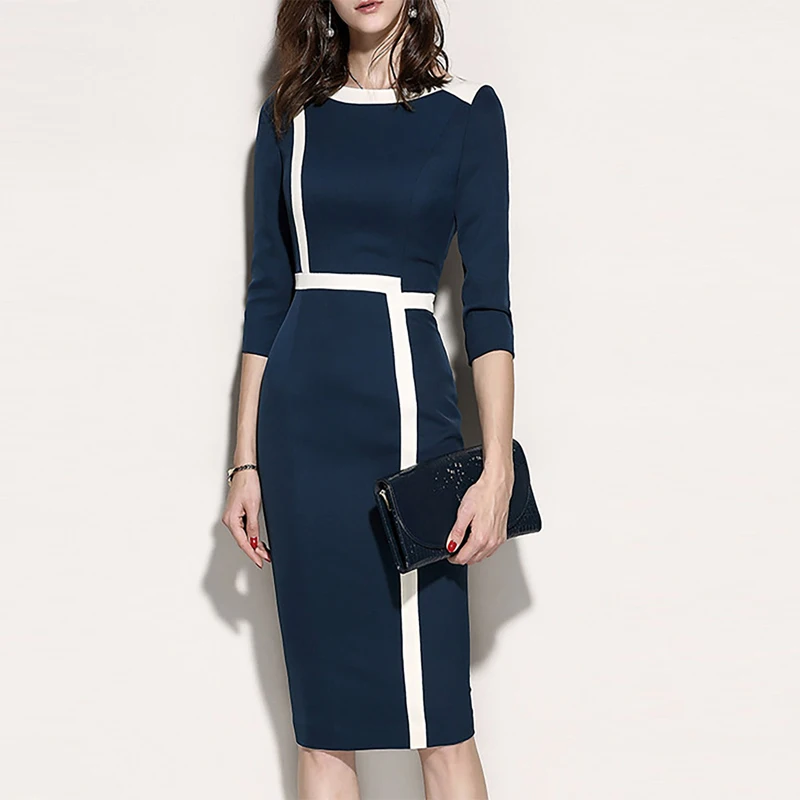 midi dress for office