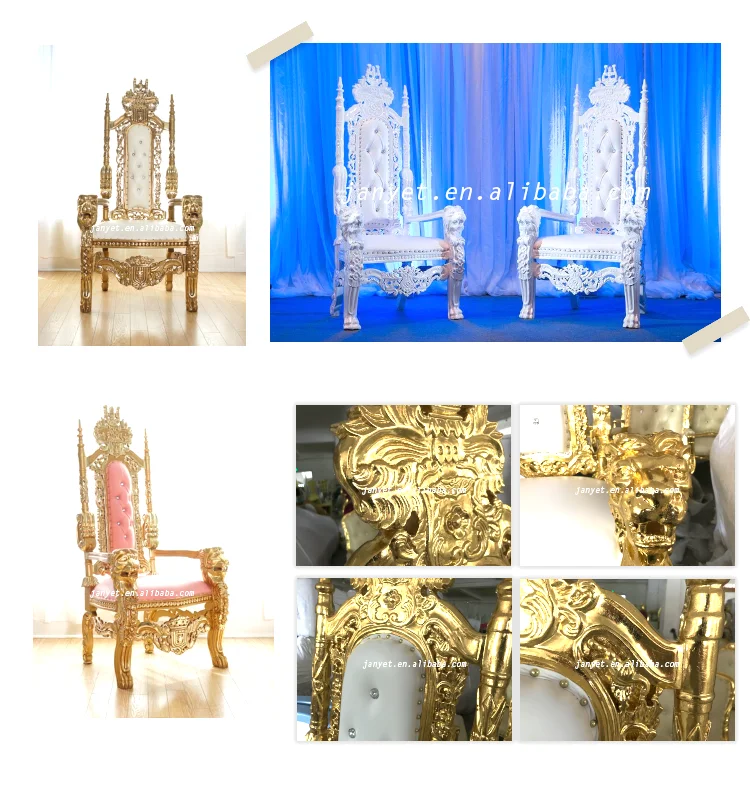 european style baroque throne chairs