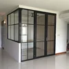 aluminum interior swing door windows and doors customization