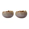 Egg design ceramic flower pot for easter decoration
