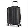 China Factory Lightweight Black 20 inch ABS Carryon Hardcase Luggage Bag with 4 360 Degree Spinner Mute Wheels