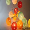 top selling Christmas string light led room decoration cotton balls string light