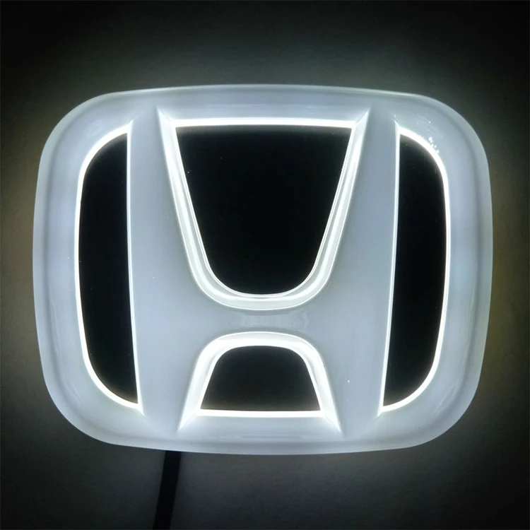 Custom Car Emblem For Honda - Buy Led Honda Logo,Led Backlit Logo ...