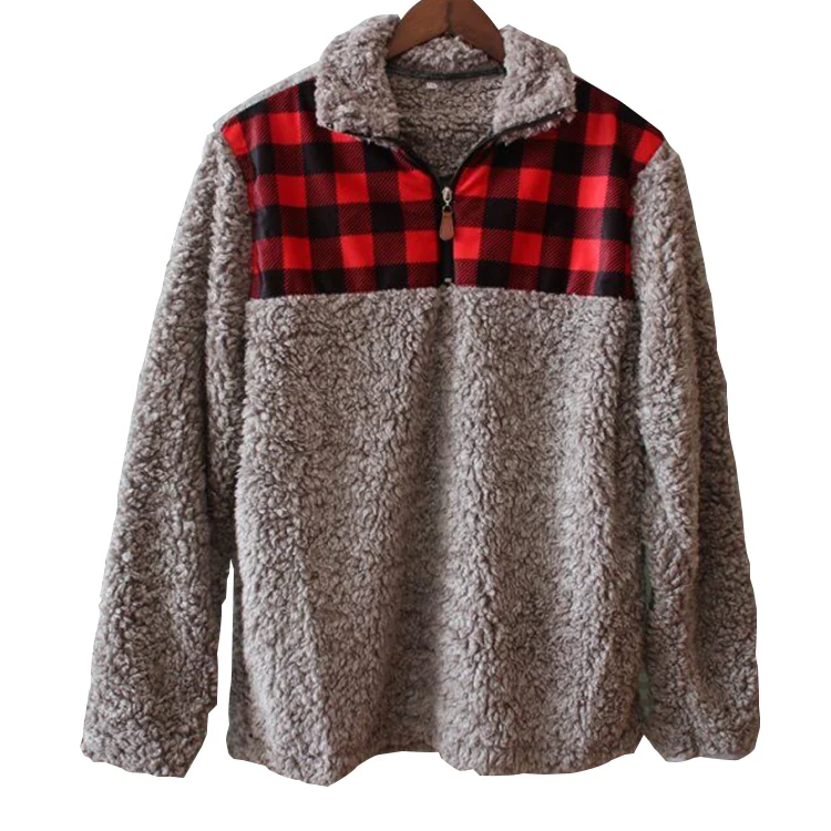 serape sherpa pullover