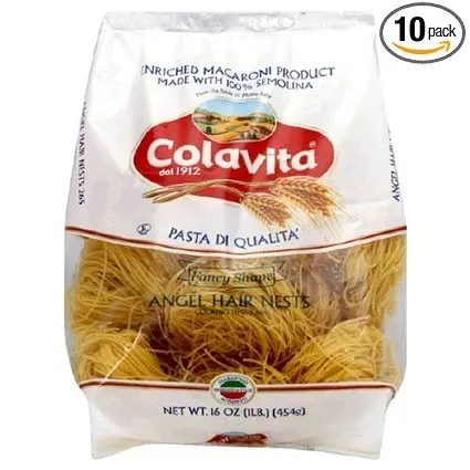 Colavita Capellini Nest(angel Hair Pasta), 16-ounce Boxes (Pack of 4)