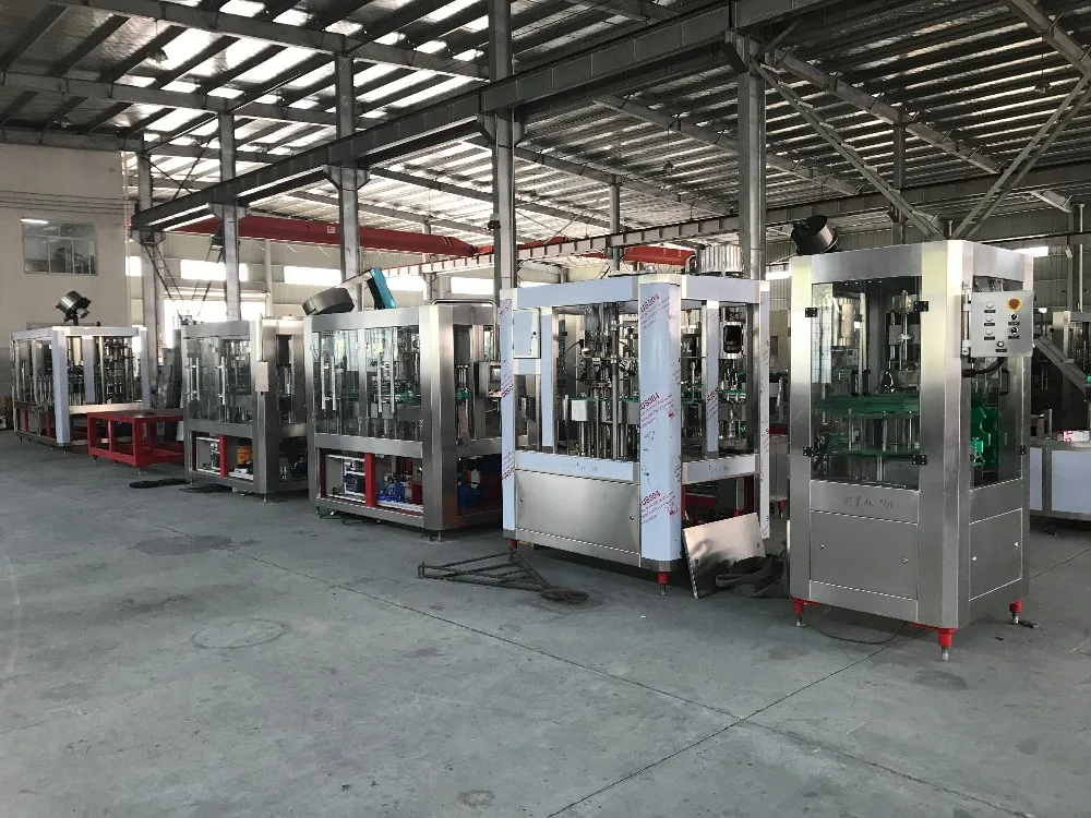 5000bph Glass Bottle With Flavor Carbonated Drinks Filling Making