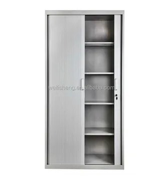 Rolling Cupboard Door Cabinet With Sliding Door Cabinet Roll Up