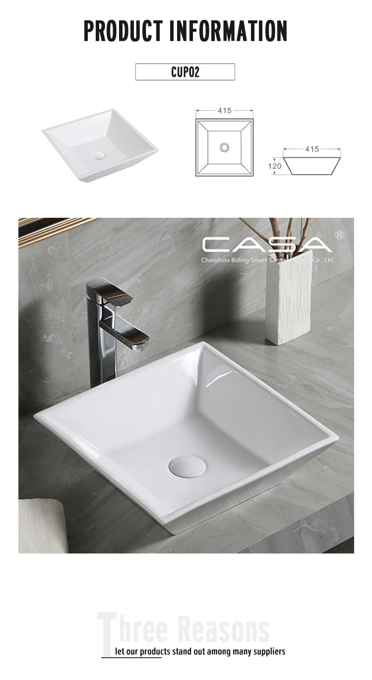 wash basin size in inches