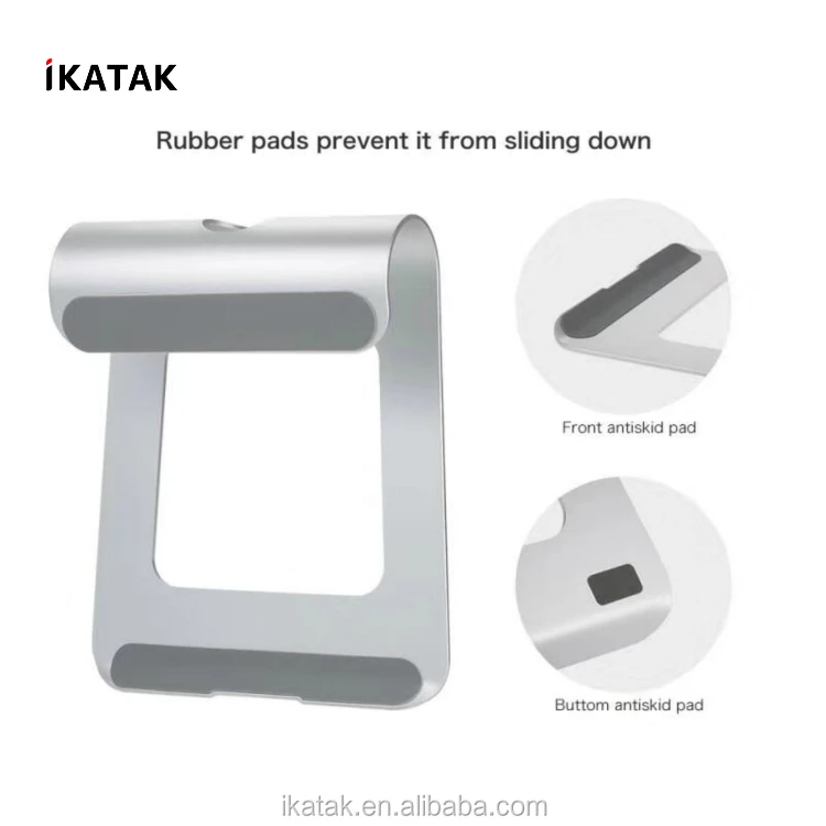 Hot Selling Aluminum Alloy Notebook Holder Desk Cooling Stand for Laptop