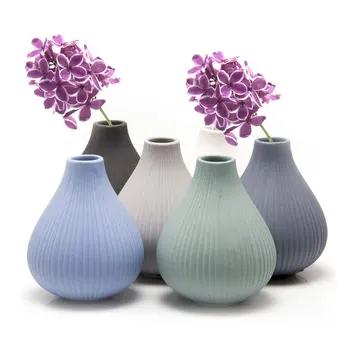 Mini Round Clay Pottery Flower Vase Decorative Vase For Home Decor