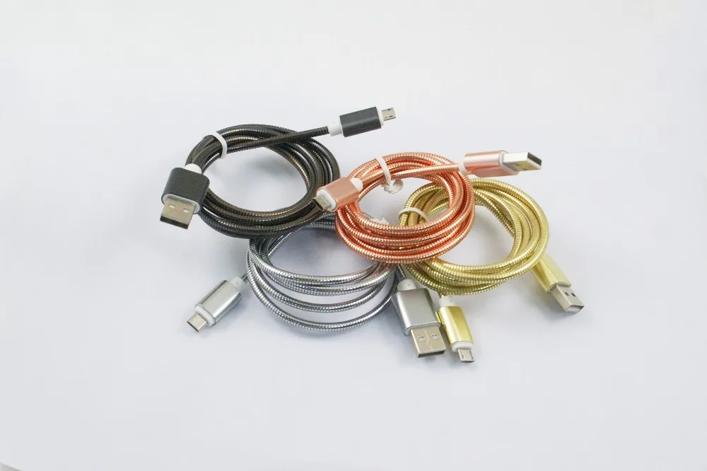 Solid Color TPU spiral USB Charger cable cord protector wrap cable winder for charging cables organizer - ANKUX.COM