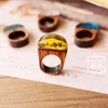 Secret forest wood logs ring snow manual creative couple gift jz37