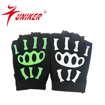 leather cycling gloves fingerless