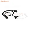 Two way radio spy earpiece invisible air tube earphone with microphone