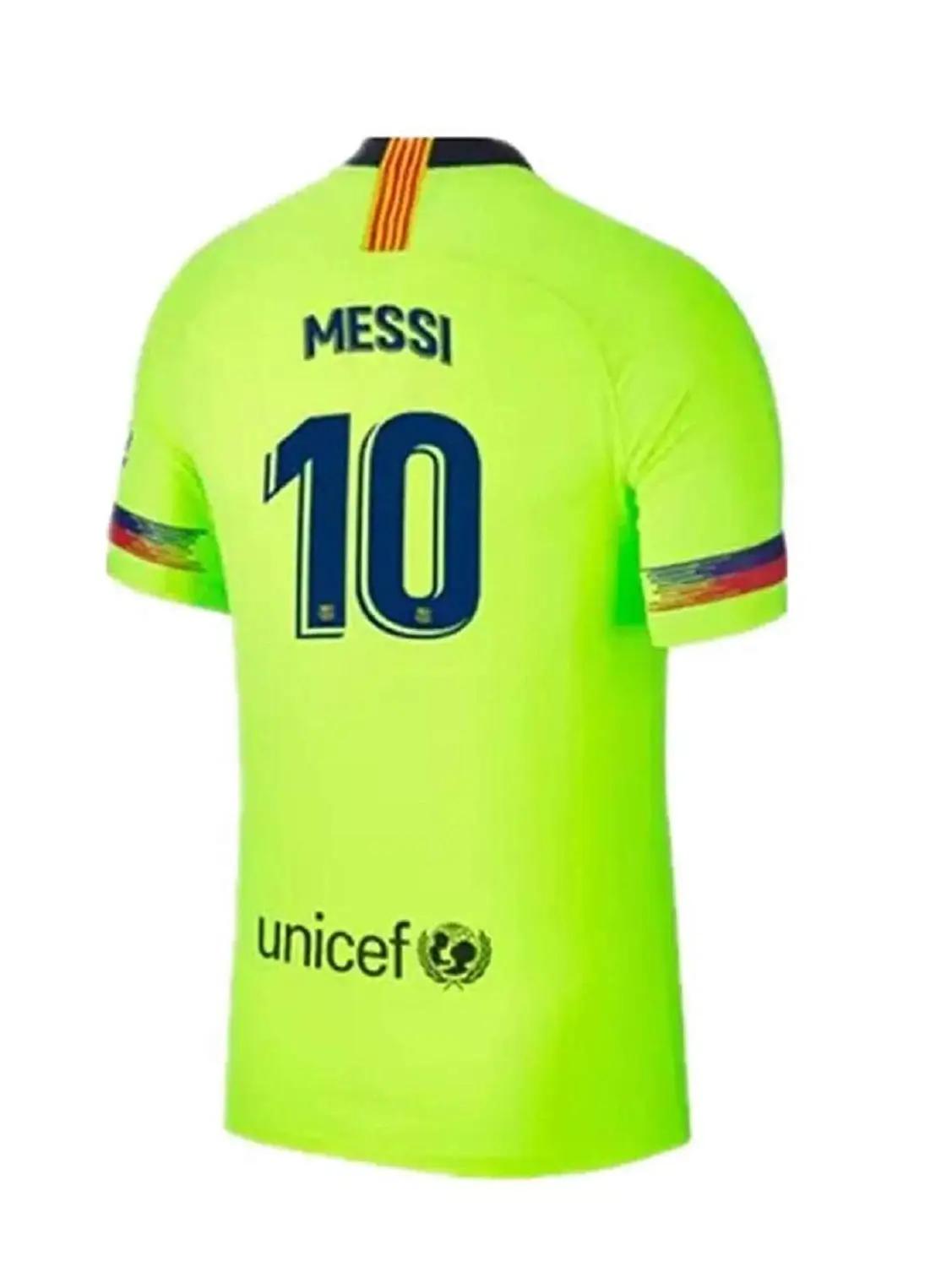 barcelona lime green jersey