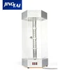 Custom hexagon small clear acrylic display case rotating led cigarette display cabinet