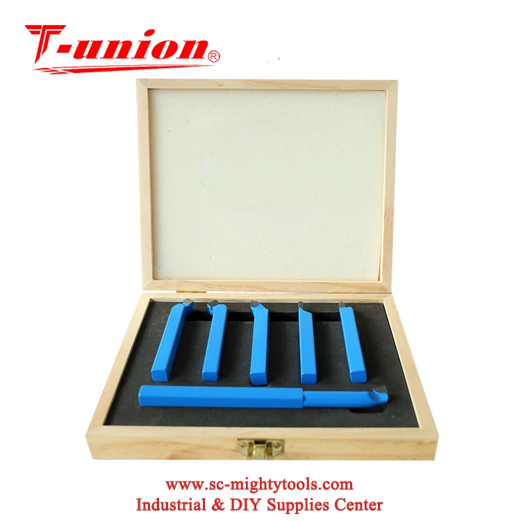 Outils de D/écoupe de Tour 16x16mm Set dOutils pour Tour avec Pointe en Carbure 11 Pi/èces