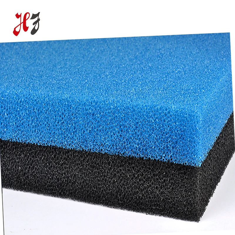 China Manufacture Polyurethane Open Cell Mesh Filter Foam With Black
