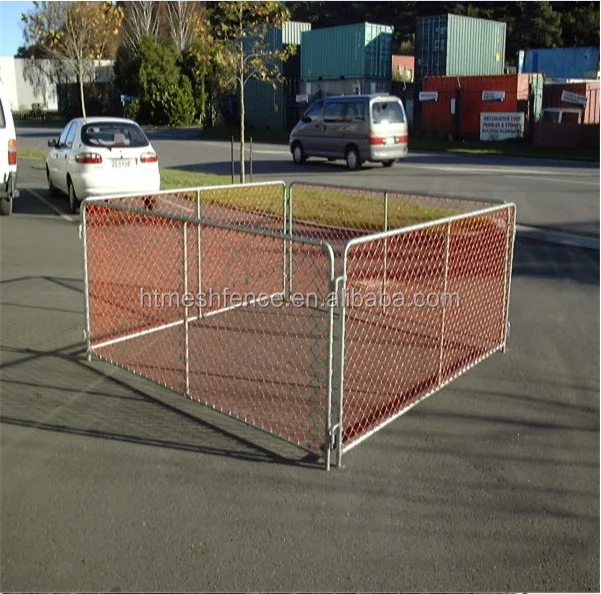 Orange Chain Link Mesh Opening 30*30mm Crowded Control Barrier Queue
