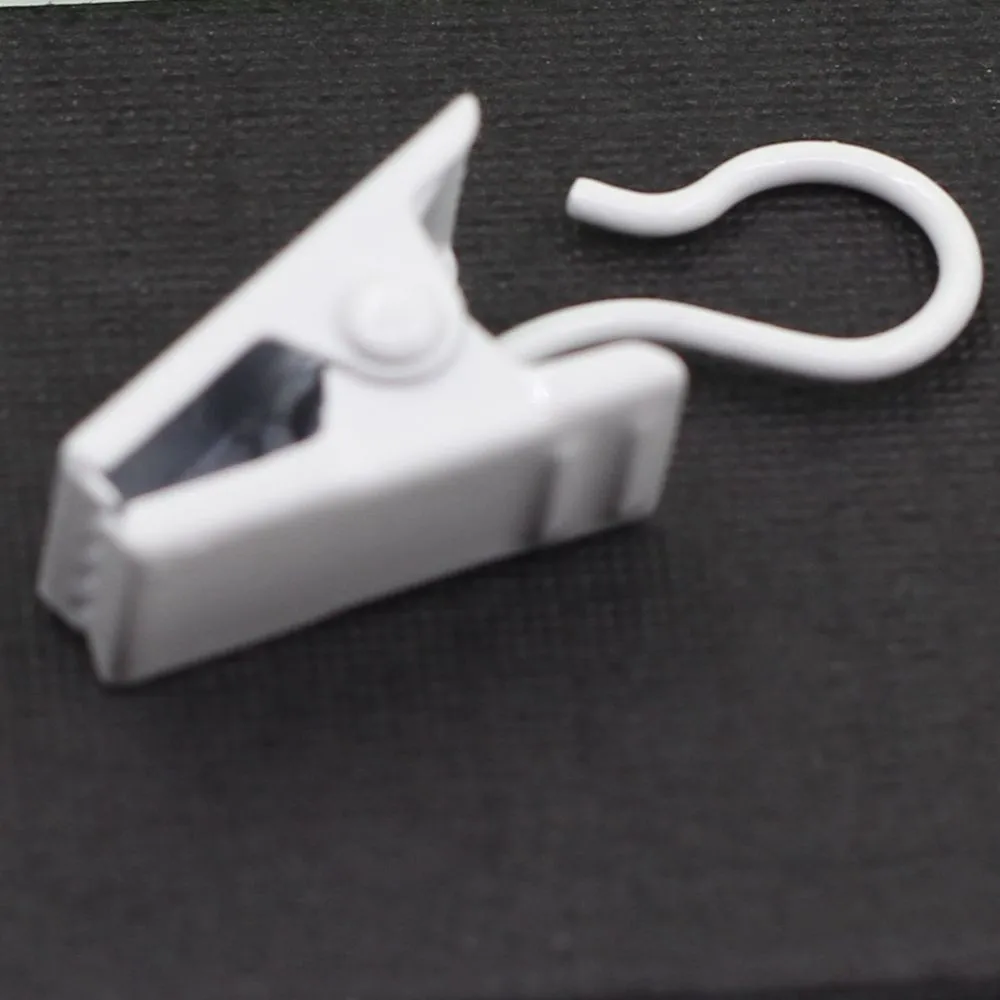 Custom Heavy Duty Strong Metal Curtain Rod Clip With Hook Buy Metal Curtain Clip,Curtain Rod