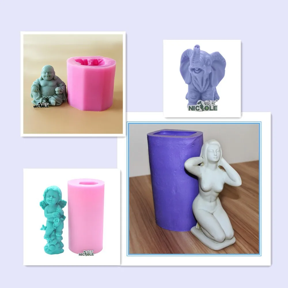 Different Design Of Silicone Statue Molds - Buy Silicone Statue Molds