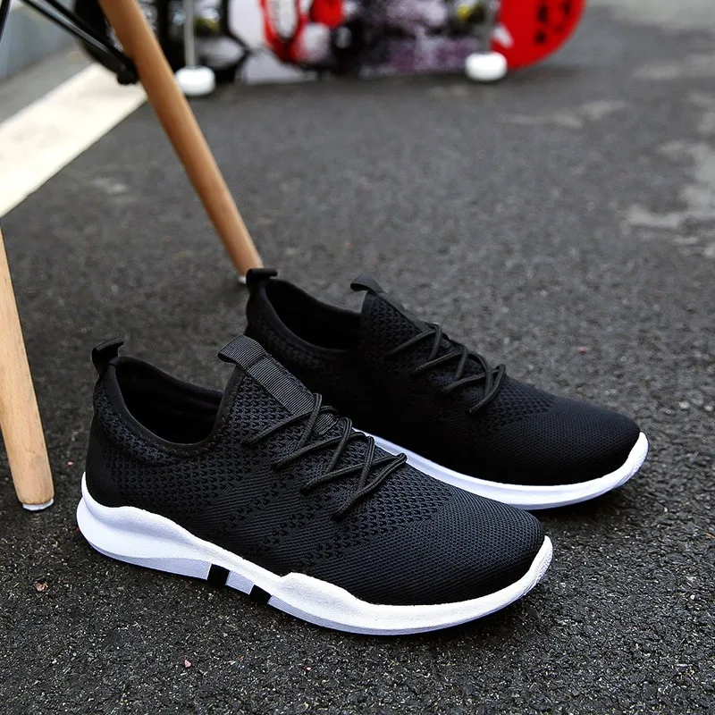 Spring And Summer Fashion Mens Casual Shoes Lace-up Breathable Shoes ...