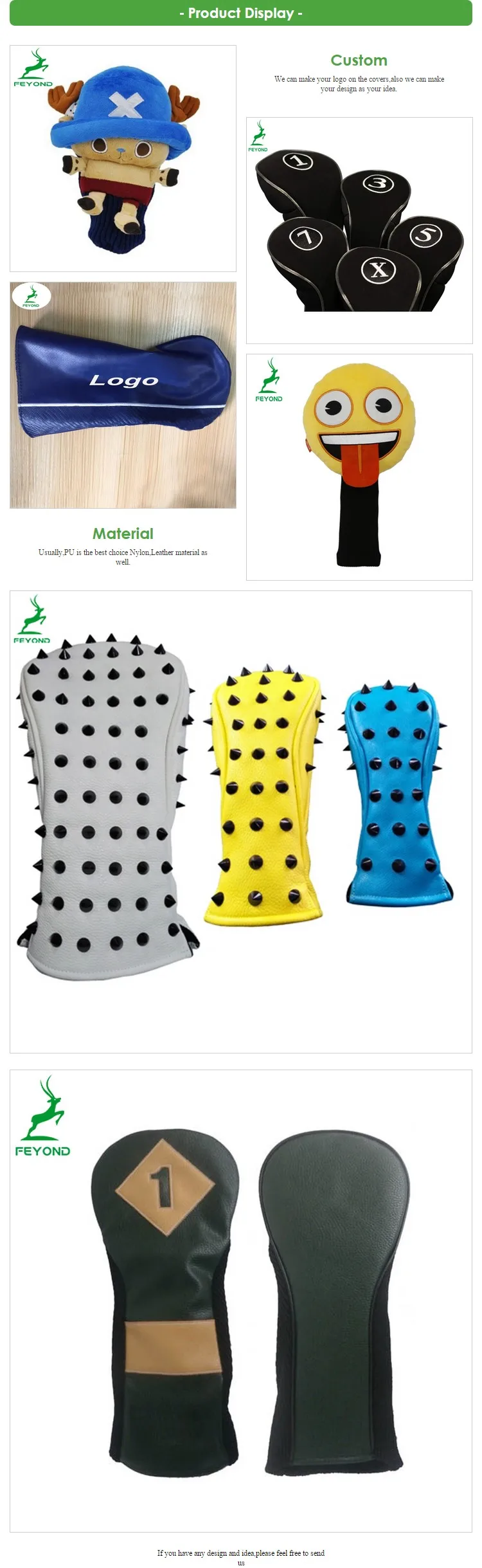 Hot Sale Crazy Golf Head Covers Colorful Cover Club For Sale Buy