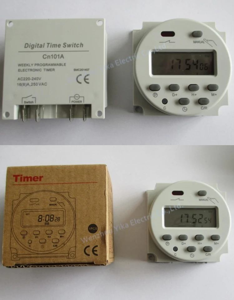 Yika Cn101a Count Down Timer Switch 240v Countdown 24 Hour