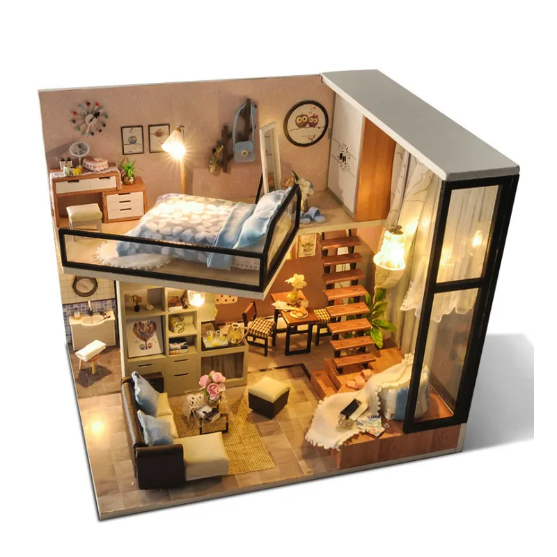muebles para casita de madera