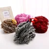Leopard-print mesh eco-friendly mesh pouf bath and shower sponge