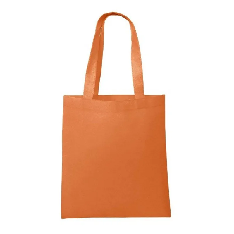 Promo customized wholesale 100% recycled non-woven tote shopping bags