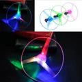 10Pcs lot large Amazing LED Multicolor Light Arrow Rocket Helicopter rotating Flying Toy Christmas Party Fun