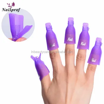 Nailprof Soak Off Finger Clip Plastic Nail Polish Remover Nailprof Soak Off Finger Clip Plastic Nail Polish Remover Art Soaker