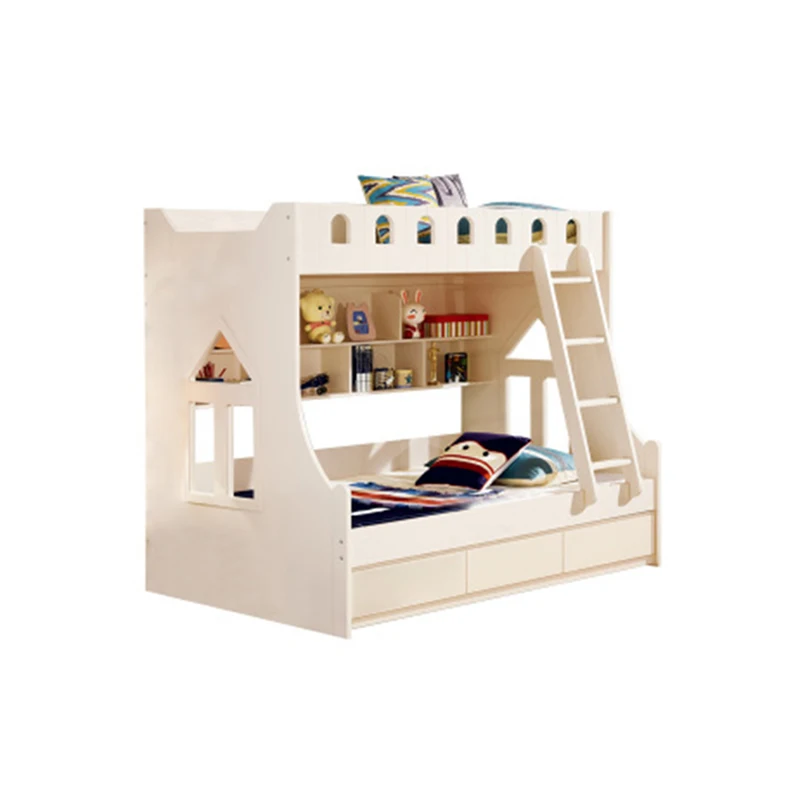 Cheap Latest Design Kids Bunk Loft Bed With Stairs And Desk Buy