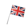 Cheap Wholesale Country Pattern Plastic Pole Mini Small Country Flag Hand Waving Flag Hand Flag