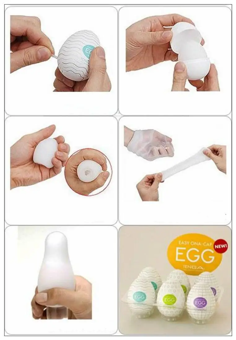 Мастурбатор Tenga Egg Hard-Boiled Crater EGG-008 - Tenga - Не анатомические мастурбаторы - Купить