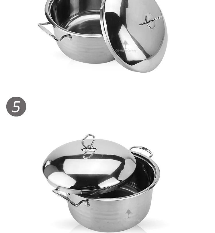 stainless steel cooking pot set