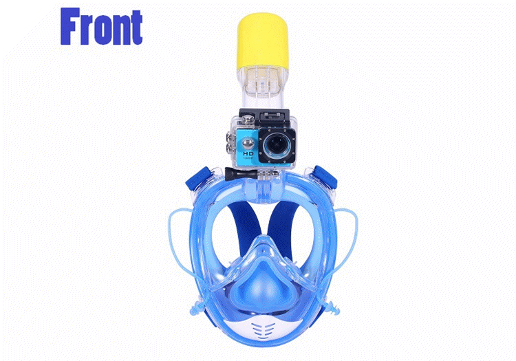 Amazon Hot Selling High Quality Design 180 Seaview Full Face Snorkel