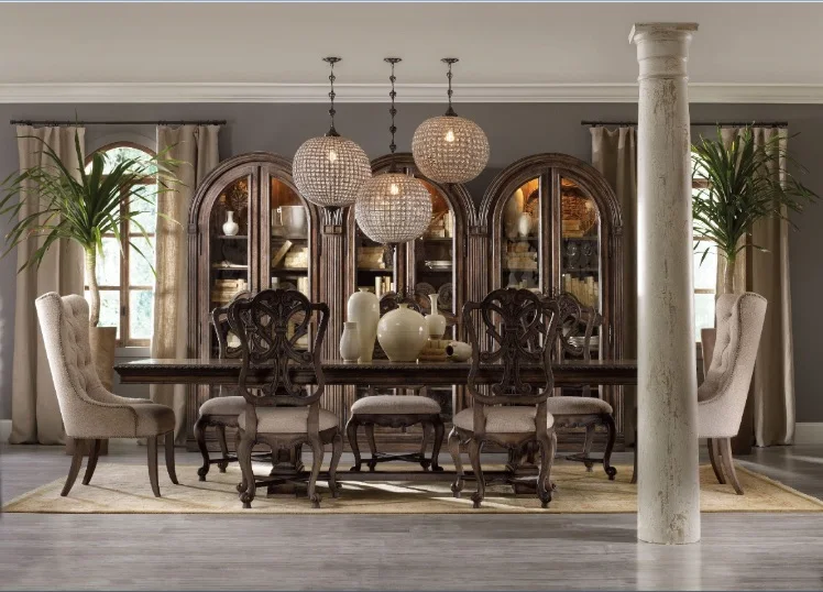 wooden dining table