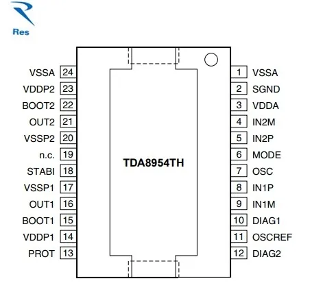 Tda8950j схема усилителя мощности - 85 фото