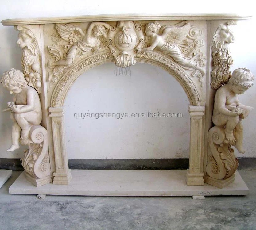 Stone Natural Gas Fireplace Frame
