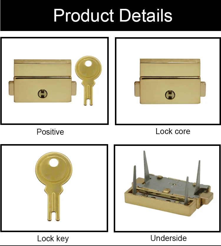 High-end Custom Jewelry Box Lock Small Jewelry Box Hardware - Buy ...