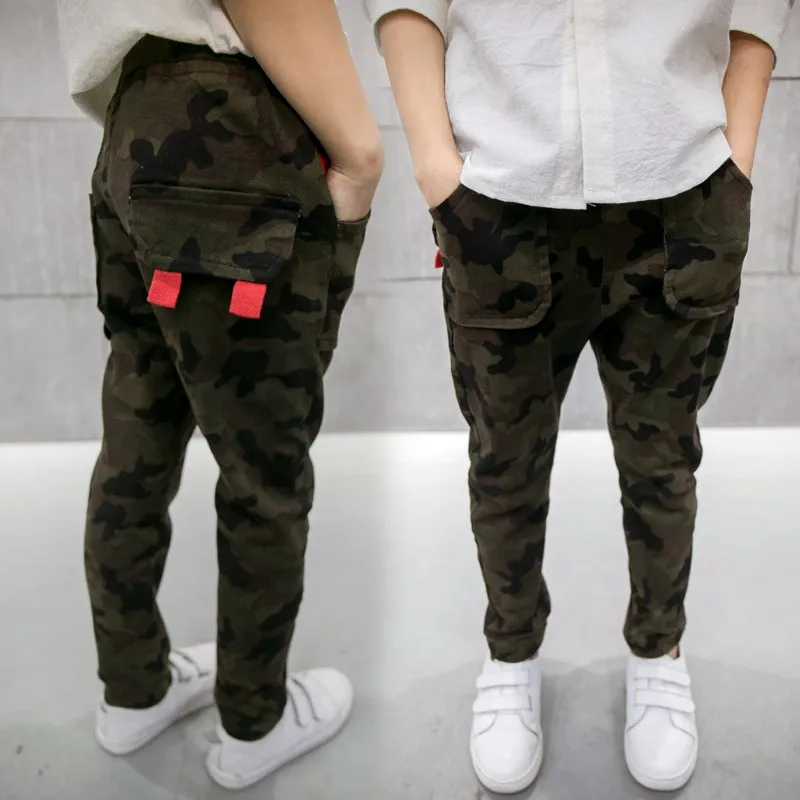 Sweatpants Men Camouflage Elasticity Military Cargo Pants Drawstring Multi  Pockets Bottoms Casual Jogger Trousers