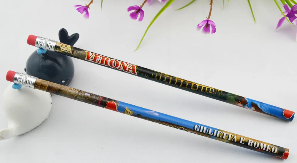 7 Inch Full Printing Souvenir Wooden Pencil With Eraser Buy Full